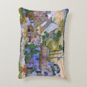 茅葺き屋根コテージバイヒルバイビンセントバンゴッホ アクセントクッション (裏面(縦))