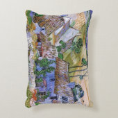 茅葺き屋根コテージバイヒルバイビンセントバンゴッホ アクセントクッション (正面(垂直))