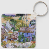 茅葺き屋根コテージバイヒルバイビンセントバンゴッホ キーホルダー (裏面)