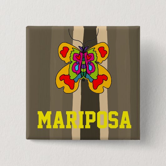 茉莉[posa漫画ボタン] 缶バッジ (正面)