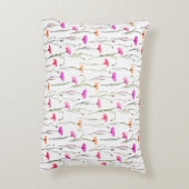 茎かわいらし柄の花 アクセントクッション (裏面(縦))