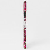 茎にピンク色の花 iPhoneケース (右側)