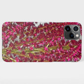 茎にピンク色の花 iPhoneケース (裏面横)