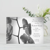 茎に咲く蘭の結婚後ブライダルブランチ招待状 招待状 (スタンド正面)