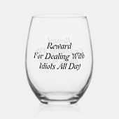 茎のないおもしろいワイングラス ステムなしワイングラス (裏面)