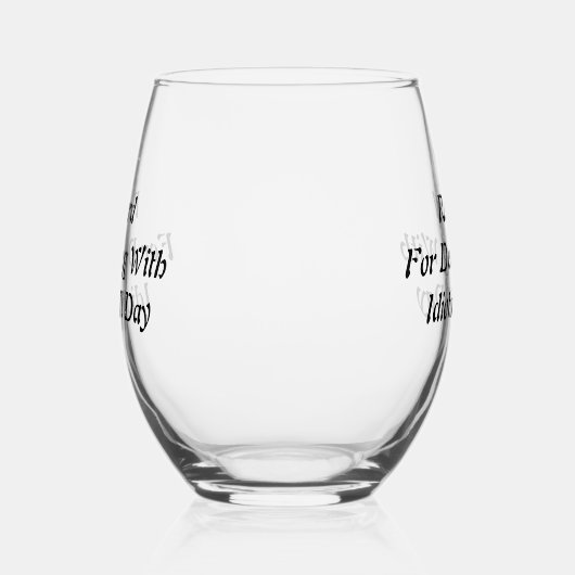 茎のないおもしろいワイングラス ステムなしワイングラス (左)