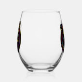 茎のないガラス ステムなしワイングラス (右)