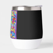 茎のないワインタンブラー (左面)