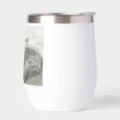 茎のないワインタンブラー (左面)