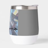 茎のないワインタンブラー (左面)