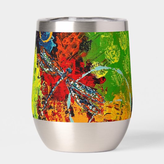 茎のないワインタンブラー (背面)