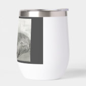 茎のないワインタンブラー (左面)