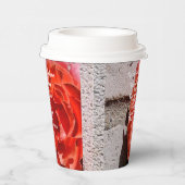茨の中のバラ コーヒー紙コップ 紙コップ (右)