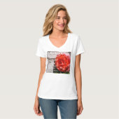 茨の中のバラ 女性用 Tシャツ (正面フル)