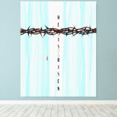 茨の冠の十字架 キャンバスプリント (インサイチュ (ウッドフロア))