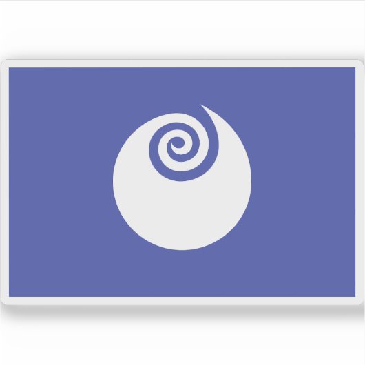 茨城県国旗 シール (正面)