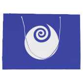 茨城県国旗、日本抱き枕 ラージペーパーバッグ (裏面)