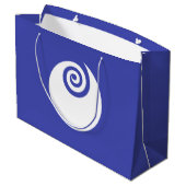 茨城県国旗、日本抱き枕 ラージペーパーバッグ (裏面アングル)