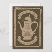 茶および殺害のパーティの招待状 招待状 (正面)