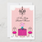 茶お洒落パーティー 招待状 (正面)