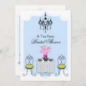 茶お洒落パーティー 招待状 (正面/裏面)