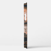 茶とオレンジのパネル Case-Mate iPhoneケース (裏面 / 右)