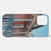 茶とピンクの木造住宅 Case-Mate iPhoneケース (裏面 (横))