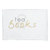 茶と書籍の枕カバー・セット 枕カバー (正面左)