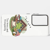 茶と木と静寂 SAMSUNG GALAXYケース (左側面)