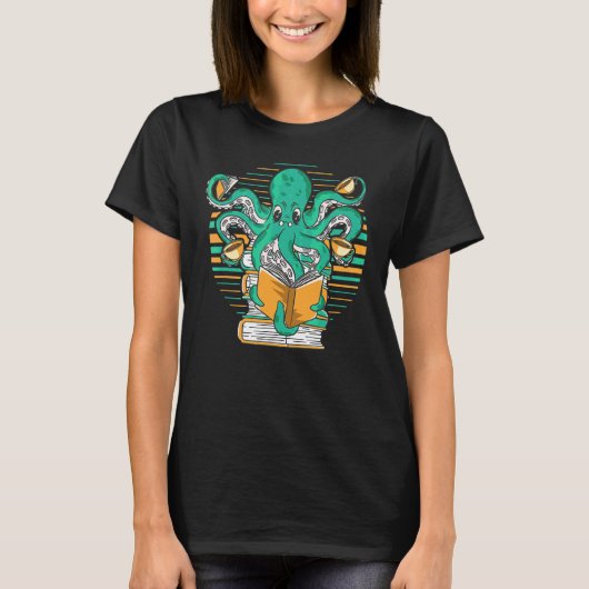 茶と本読のタコ触手本及びTe Tシャツ (正面)