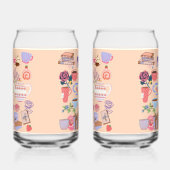 茶と本 ガラス缶 (左)