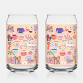 茶と本 ガラス缶 (裏面)