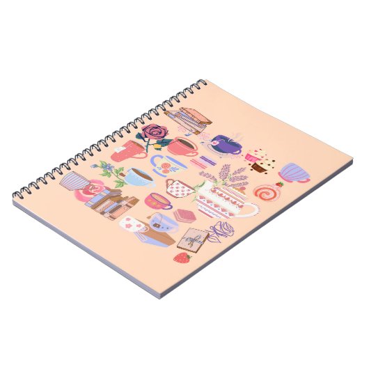 茶と本 ノートブック (左側)