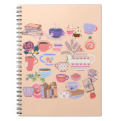 茶と本 ノートブック (正面)