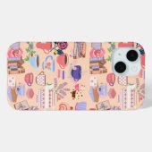 茶と本 Case-Mate iPhoneケース (裏面 (横))