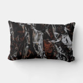 茶と白の干し葉 ランバークッション (裏面)