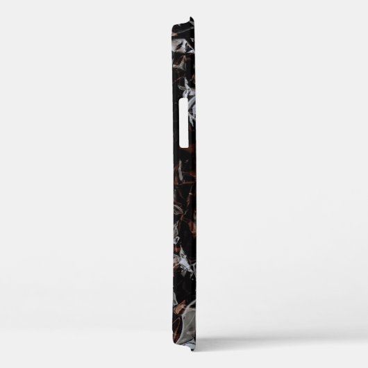 茶と白の干し葉 Case-Mate iPhoneケース (裏面 / 右)