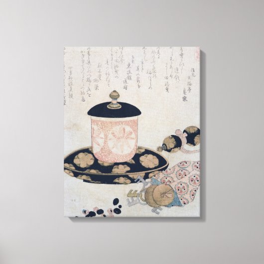 茶と鍵のポット, 1822 キャンバスプリント (正面)