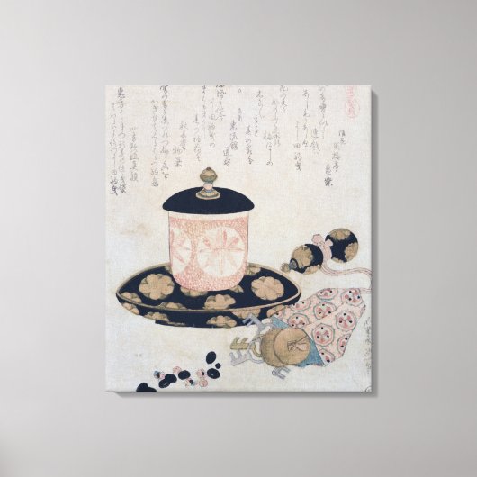 茶と鍵のポット, 1822 キャンバスプリント (正面)