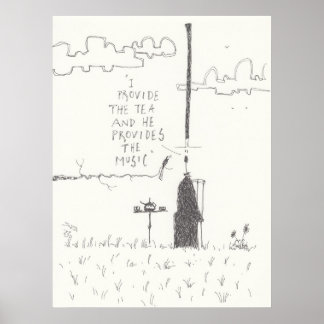 茶と音楽のポスター ポスター