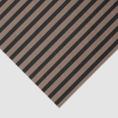 茶と黒のストライプ 薄葉紙 (詳細)