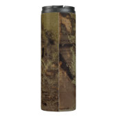 茶と黒の抽象芸術絵画 タンブラー (裏面)