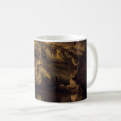 茶と黒の洞絵画窟 コーヒーマグカップ (正面右)
