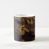 茶と黒の洞絵画窟 コーヒーマグカップ (中央)