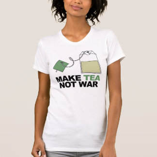 茶ない戦争をして下さい Tシャツ