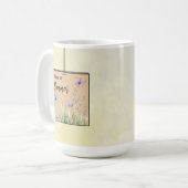 茶のカスタマイズバッグ味のマグカップ コーヒーマグカップ (正面左)