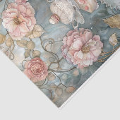 茶のバラガーデンデコペティッシュペーパー 薄葉紙 (詳細)