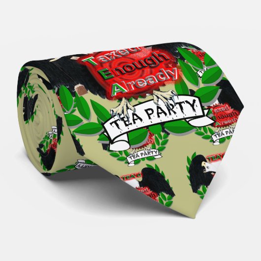 茶のパーティーは十分に課税された既に ネクタイ (ロール)