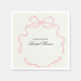 茶のブライダルシャワー野花の時間 スタンダードカクテルナプキン