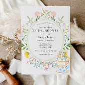 茶のブライダルシャワー野花の時間 招待状